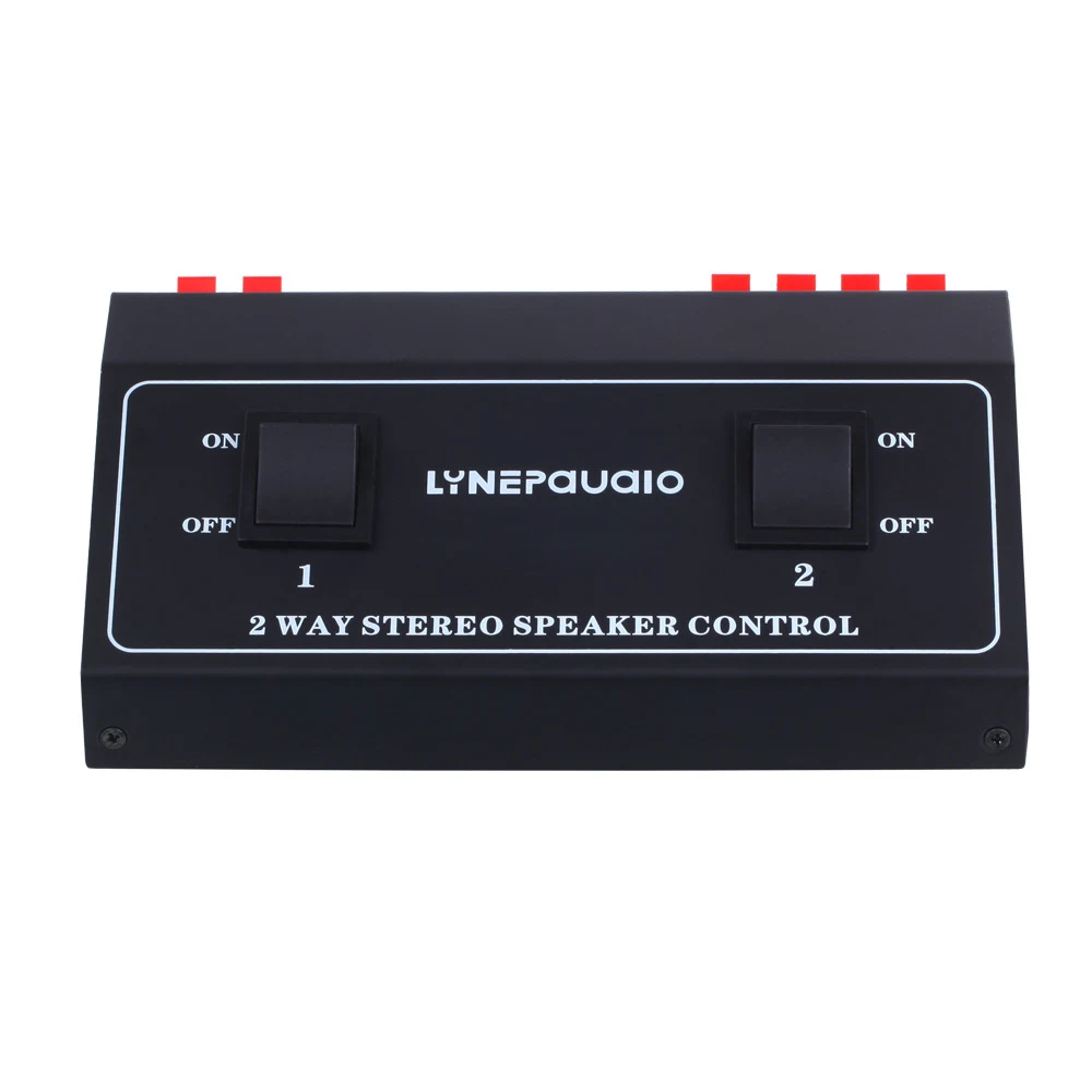 One in two out audio signal switcher for easy audio routing. Switch between two outputs to improve your audio setup and — photo 2