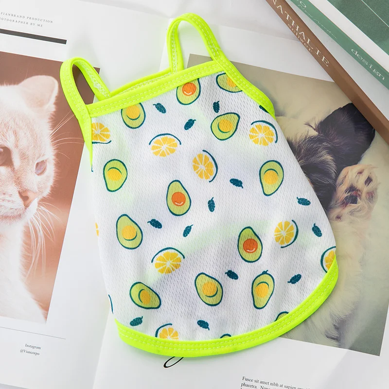 Pet Clothes Small Dog New Vest Sling Dog Clothes Summer Thin Lightweight and Breathable Apparel — photo 40