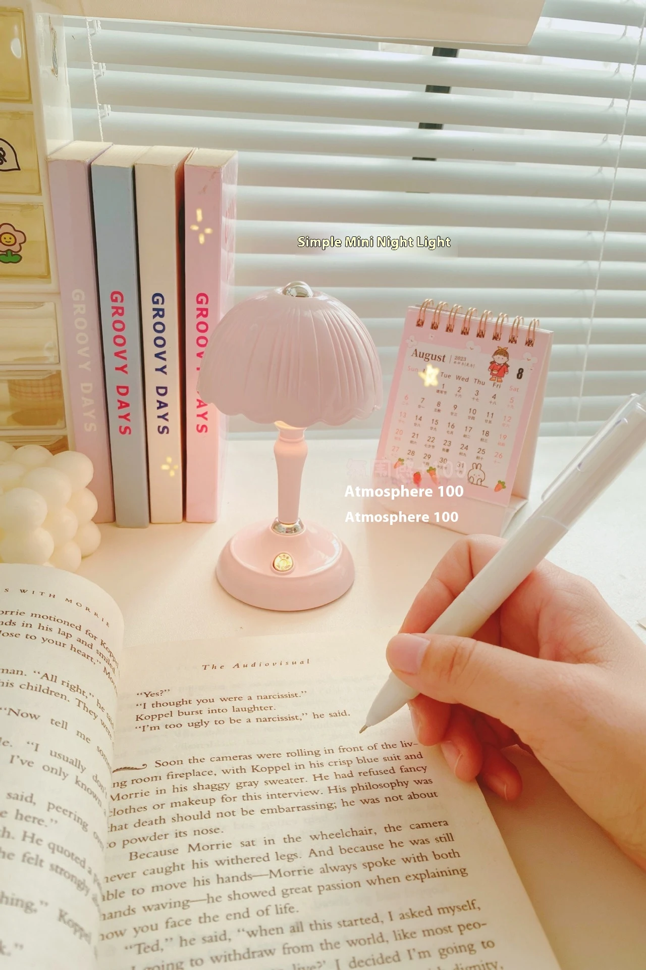 Title 4, Cute Jellyfish Small Night Lamp Mini and Simple...