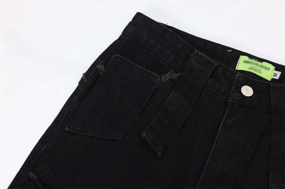 Pantaloni larghi da uomo in tinta unita, dal taglio ampio e comodo, ideali per un look rilassato e alla moda. Perfetti per ogni occasione. — foto 16