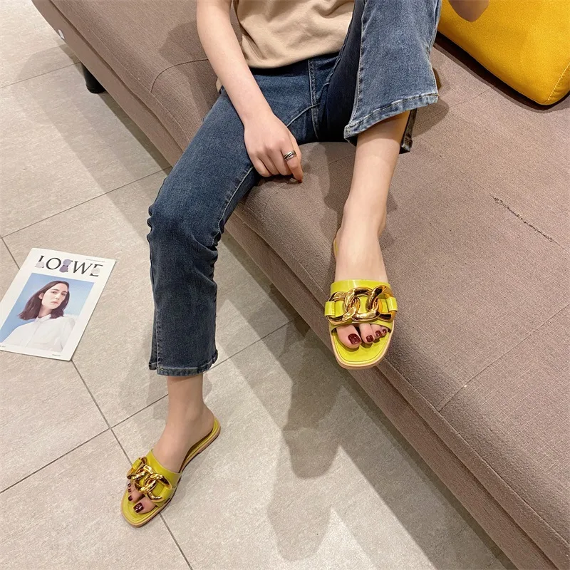 Candy-colored Women's Outerwear Sandals And Slippers. Comfortable and stylish footwear for summer. Perfect for adding a — photo 5