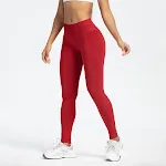 Leggings yoga donna senza cuciture effetto push up, stile sportivo europeo e americano, per fitness, allenamento e comfort. — foto 9