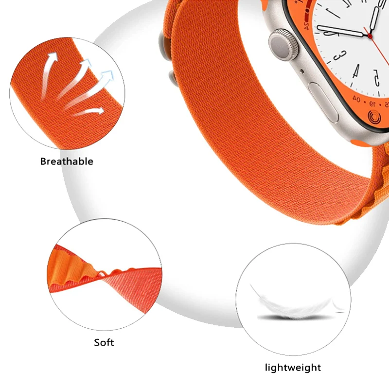 Title 2, Nylon Loop Woven Watch Strap, comfortable, dura...