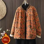 Women's Warm Thick Loose Cotton Padded Clothes Retro Stand Collar Winter Coat Comfortable & Stylish Perfect for Cold Wea — photo 2