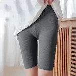 Leggings finas femininas de cinco pontos com cintura alta e elástico, vestuário externo para conforto e estilo. — foto 5