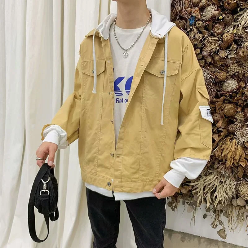 Title 2, Mens Jacket Spring And Autumn New Trendy Hands...