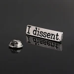 Nueva Broche Creativa de Joyería con la Letra "I Disagree" para expresar tu opinión y estilo único. — foto 1