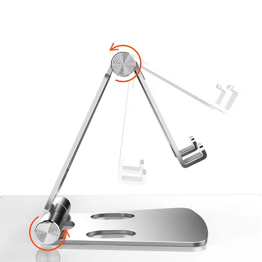 Title 3, Mobile phone lazy alloy folding bracket, adjust...