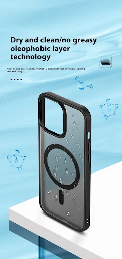 Title 6, Capa de telefone fosca com sucção magnética for...