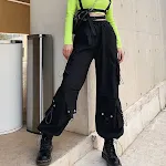 Women's Winter Hip-Hop Dance Overalls Loose and Thin High-Waisted Casual Pants for a comfortable, stylish, and free move — photo 5