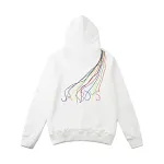 Three-Dimensional Color Line Hoodie for modern style. Offering comfort and warmth, this hoodie features a unique design, — photo 2