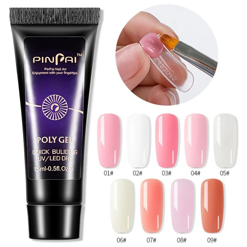 Title 4, Crystal Nail Gel Nail Extension No Paper Holder...