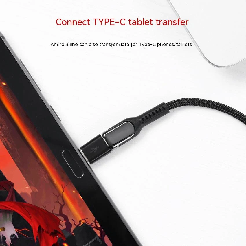 Adaptador OTG completo Tipo-C a USB para una inspección total Conecta tus dispositivos USB a tu teléfono o tableta para transferencia de datos y más. — foto 8