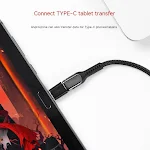 Adaptador OTG completo Tipo-C a USB para una inspección total Conecta tus dispositivos USB a tu teléfono o tableta para transferencia de datos y más. — foto 8