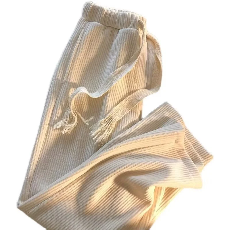 Loose Korean Style Trendy Wide-leg Trousers, All-matching and Handsome Draping Design, Comfortable and Stylish for Every — photo 1