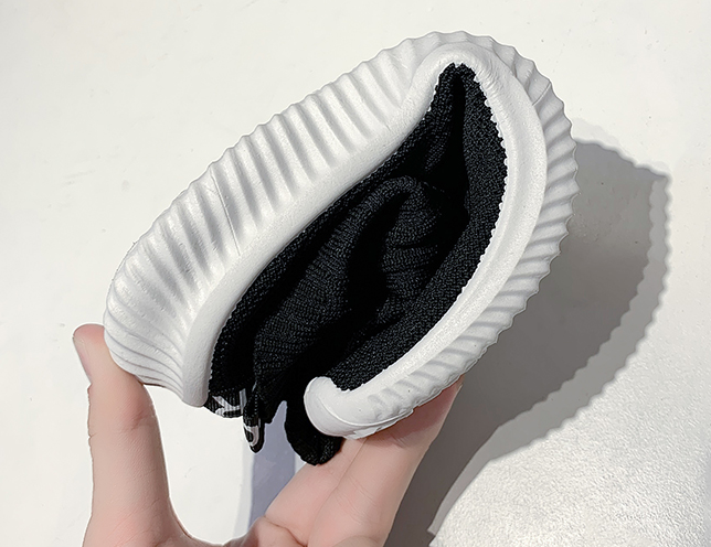 Zapatillas Deportivas Elásticas Botas Finas Tejidas Tipo Calcetín — foto 3