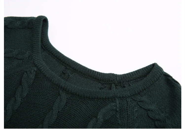 Title 5, Damen Casual Pullover Kleid in Uni Farbe mit Tw...