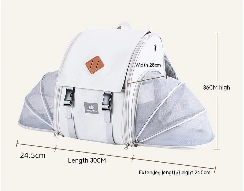 Bolsa de tenda expansível dobrável para cães e gatos, mochila. Leve seu pet com conforto em viagens e aventuras ao ar livre! — foto 2