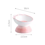 Cute Cartoon Paw Oblique Pet Bowl Food Water Container Adorable and Functional Design Perfect for Small Dogs and Cats A — photo 3