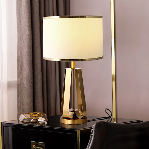Title 1, Home Art Nordic Gold Table Lamp. Illuminate you...