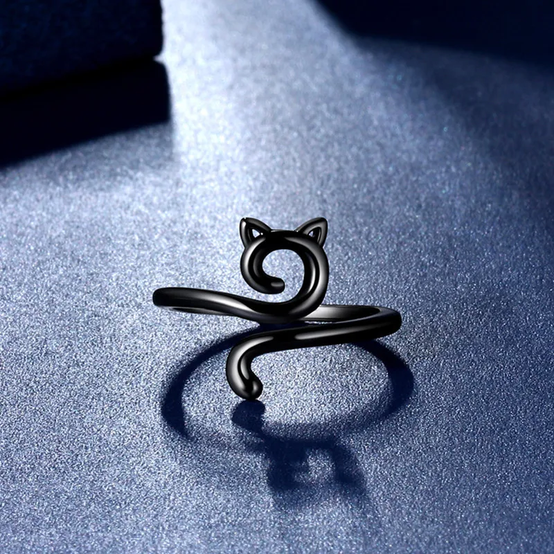 Anel de gato ajustável geométrico com gancho e linha, enfeite de tricô para animais, presente perfeito para amantes de felinos e acessórios. — foto 16