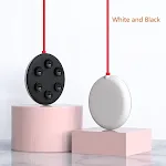 Round black white