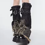 Design Sense American Retro Mid-calf Length Denim Leg Warmer — photo 1