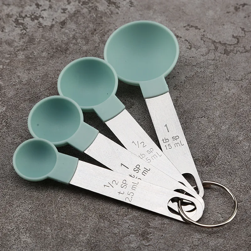 Title 6, Stainless steel measuring cup and spoon set for...
