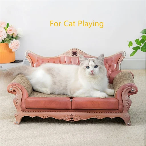 59X27X32cm Cat Sofa Scratcher Cat Scratcher Bed Cardboard Corrugated Replaceable Cat Scratching Pad — photo 4