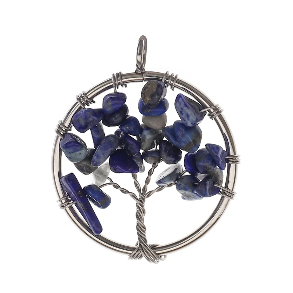 Colar Pingente Árvore da Vida de Cristal e Pedra Natural, para Prosperidade, Equilíbrio e Energia Positiva — foto 20