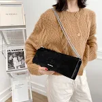 Women's Chain Shoulder Messenger Leather Velvet Bag, a stylish and functional accessory for everyday use, perfect for ca — photo 5