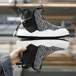 Net Red damessneakers met mesh sokken. Ademend en comfortabel voor dagelijks gebruik of lichte activiteiten. Ideaal voor de zomer. — foto 2