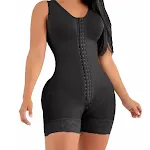 Women's Belly Shaping Jumpsuit with Crotch Zipper, Three-Breasted Corset Design. Provides a slimming effect and body con — photo 5