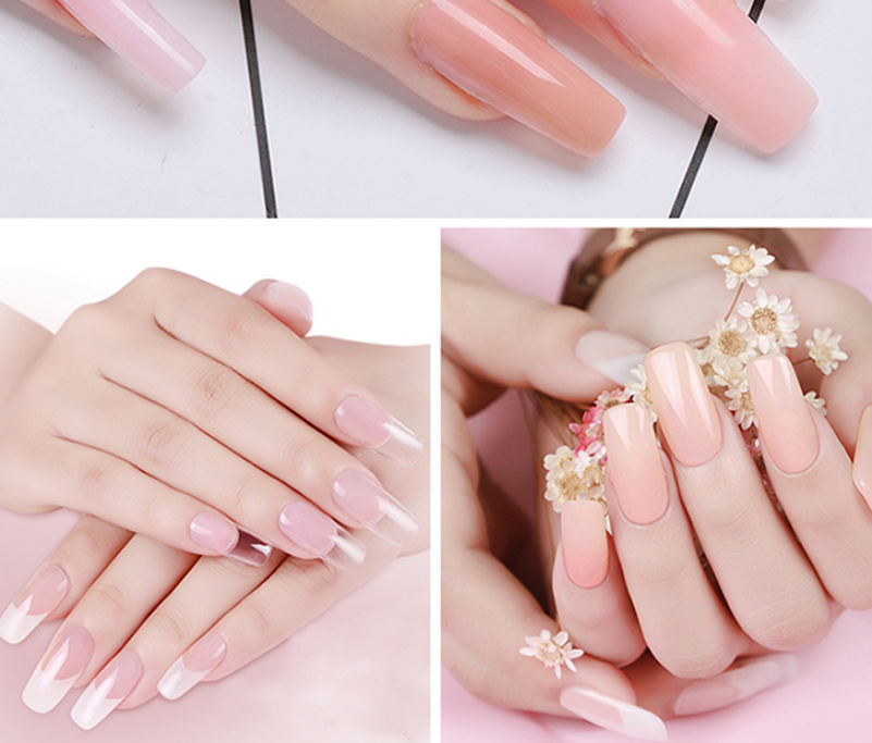 Crystal Clear Solid-State Extension Glue False Nail 100 Piece Box. Achieve beautiful, long-lasting nail extensions with — photo 6