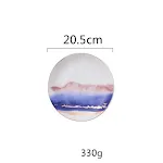 8 inch navy blue