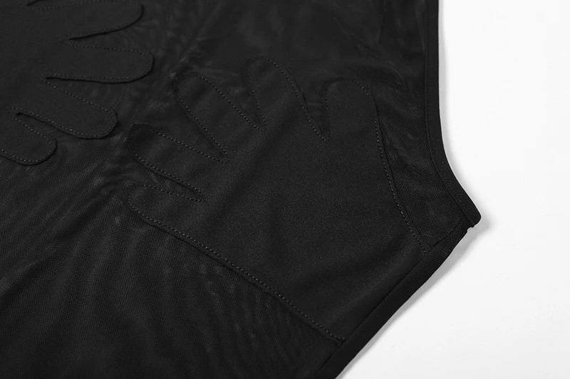 Title 15, Neues Damenmode Rundhals Sexy Perspektive Schla...