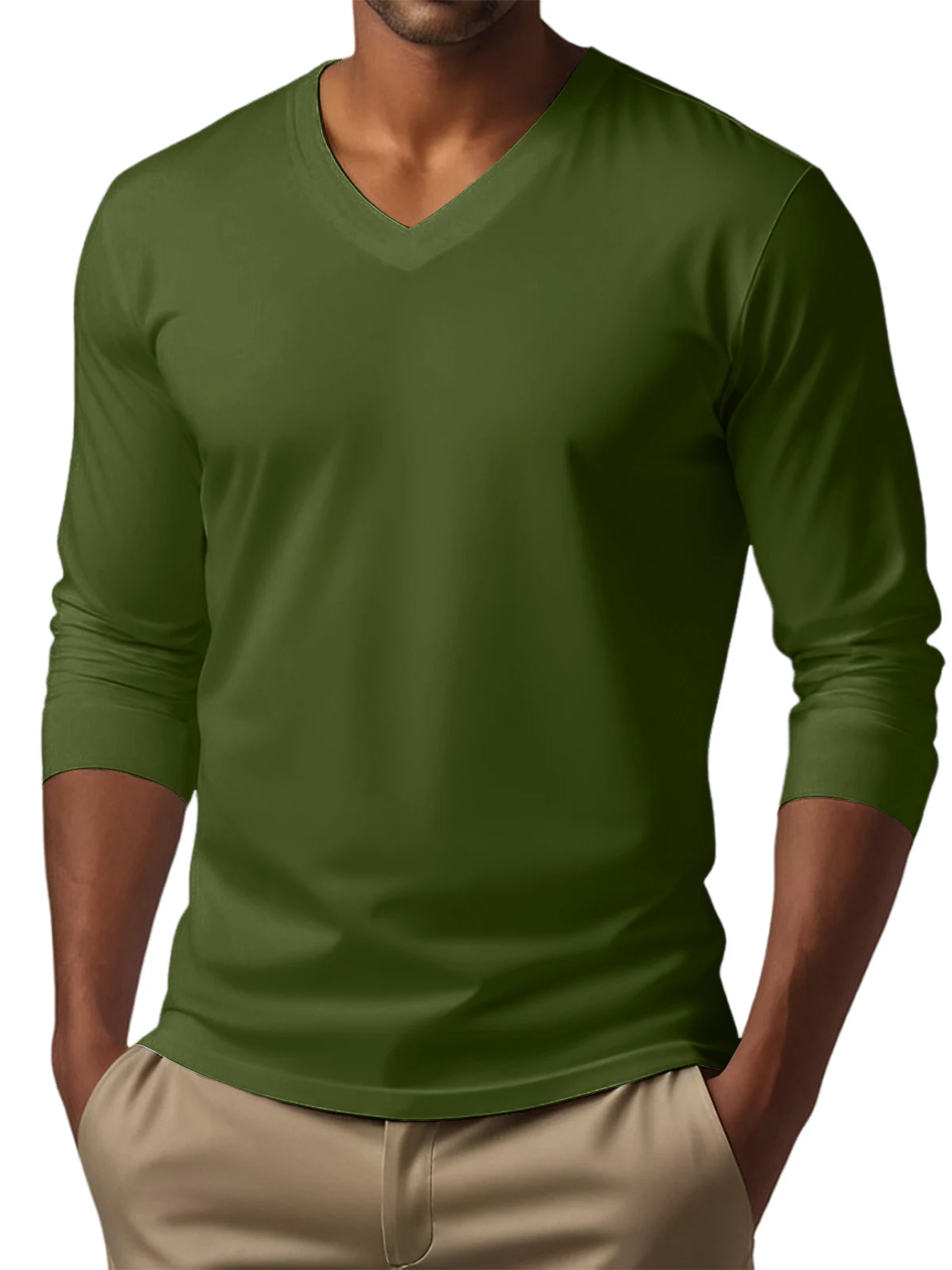 Title 1, Mens Digital Printing Versatile Long Sleeve Sh...