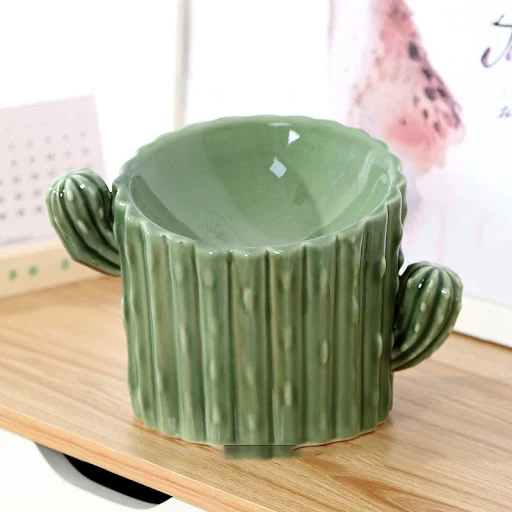 Title 3, Ceramic High-Leg Cat Bowl, Dog Bowl, Dog Rice B...
