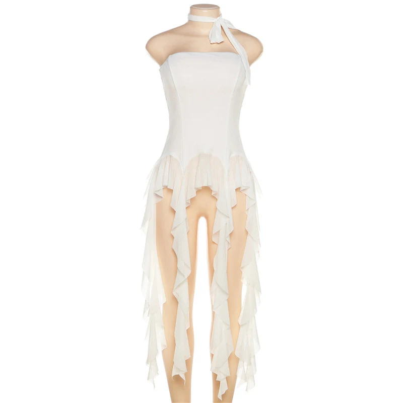 Women's Off-shoulder Slim-fit Tassel Vest, a stylish and flattering choice. Elevate your look with this versatile piece, — photo 1