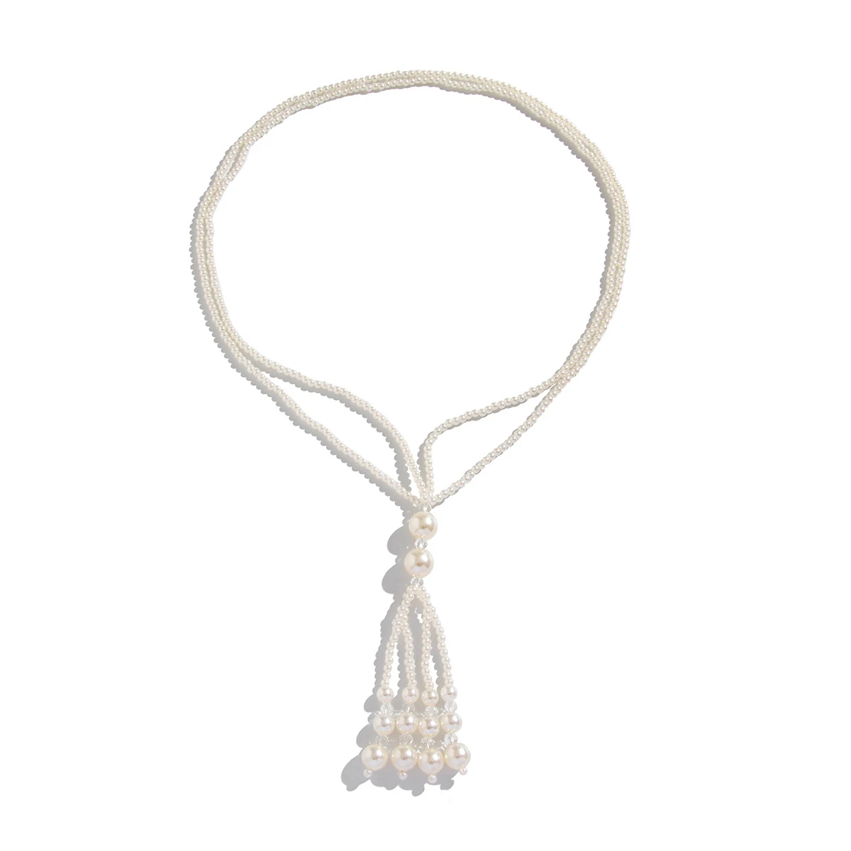 Title 5, Minimally Designed Long Bead Crystal Collarbone...