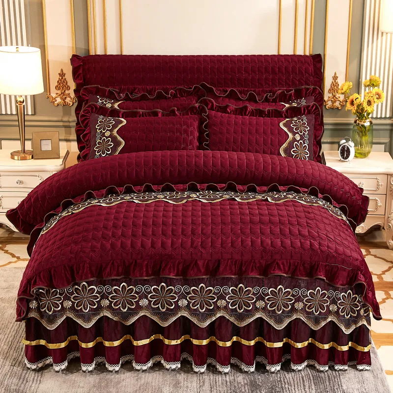 Title 3, European Style Quilted Thick Plus Velvet Duvet ...