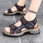 Men's Sandals Casual Shoes Outdoor Leather Beach Shoes Cushion Soft Sole Comfortable Lightweight Perfect for Summer and — photo 3