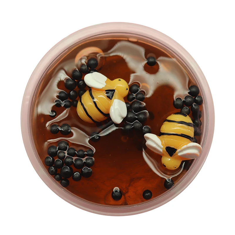 Brinquedo de descompressão Crystal Mud Slim Orange Wasp, alívio de estresse, sensorial, forma de vespa laranja, diversão tátil. — foto 10