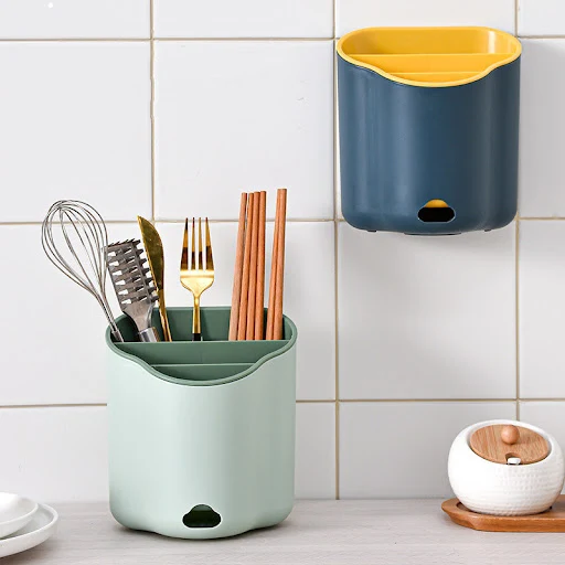 Title 3, Home Kitchen Chopsticks and Spoon Storage Rack,...