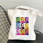 Bolsa de lona Judge Feminist Ginsburg para estudantes, perfeita para livros, laptop e materiais. Leve seu apoio com você. — foto 4