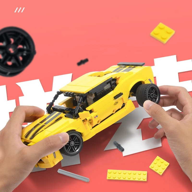 Title 4, Build a cool sports car with small particle bui...