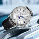 Relógio automático mecânico de couro, elegante e versátil. Perfeito para qualquer ocasião, oferecendo estilo, precisão e sofisticação. — foto 20