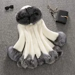 Luxurious faux fur mink coat. Experience warmth and elegance this winter. Enjoy cruelty-free fashion without sacrificing — photo 4