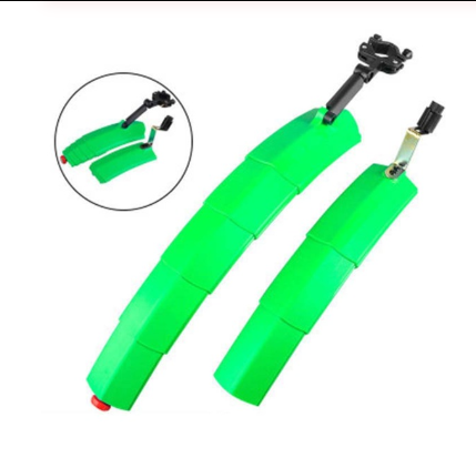 Title 10, Retractable Bicycle Mudguard. Keeps you clean a...