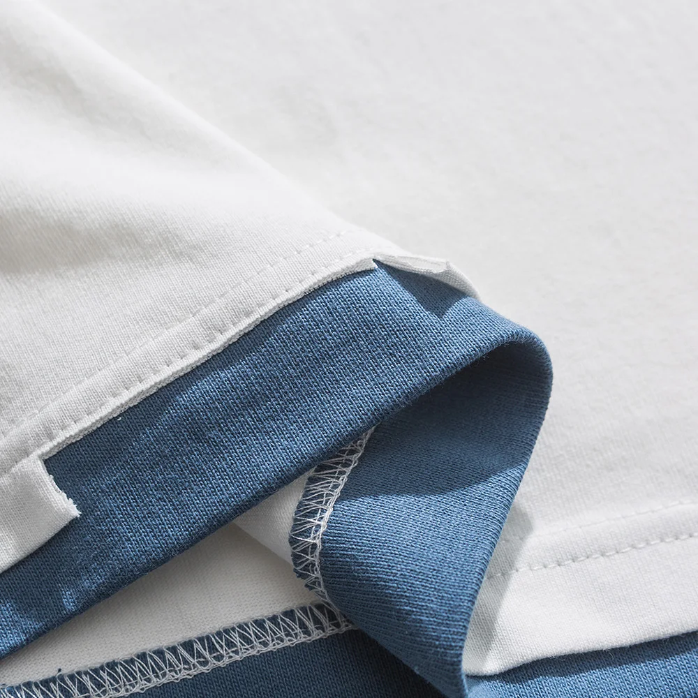 T-shirt giapponese sciolto a maniche corte, super confortevole, versatile e facile da abbinare, perfetto per l'uso quotidiano e il relax. — foto 4